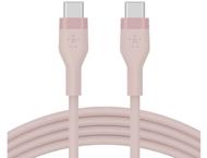 Кабели и Адаптери Belkin BOOST CHARGE Silicone cable USB-C to USB-C 2.0 - 3M - Pink