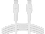 Кабели и Адаптери Belkin BOOST CHARGE Silicone cable USB-C to USB-C 2.0 - 2M - White