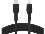 Кабели и Адаптери Belkin BOOST CHARGE Silicone cable USB-C to Lightning - 3M - Black
