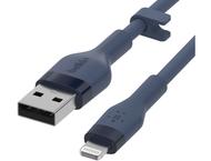 Кабели и Адаптери Belkin BOOST CHARGE Silicone cable USB-A to Lightning - 2M - Blue