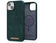 Калъфи Njord Salmon Leather Magsafe за iPhone 14 Plus, зелен