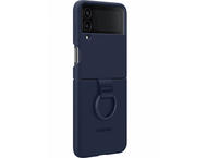 Калъфи Samsung Galaxy Z Flip4 силиконов калъф с пръстен, тъмносин