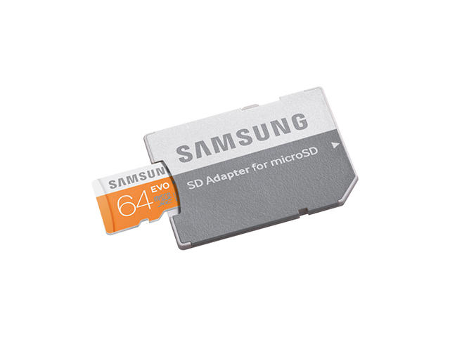 Карти памет 64GB microSD Samsung EVO Class 10