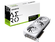 Видео карти Gigabyte GeForce RTX 4070 TI AERO OC 12G