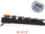 Клавиатури Keychron K1 SE TKL Hot-Swappable Gateron Low Profile Brown Switch RGB Backlight, Aluminium and Plastic