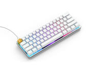 Клавиатури Glorious White Ice GMMK RGB Compact, Gateron Brown US Layout