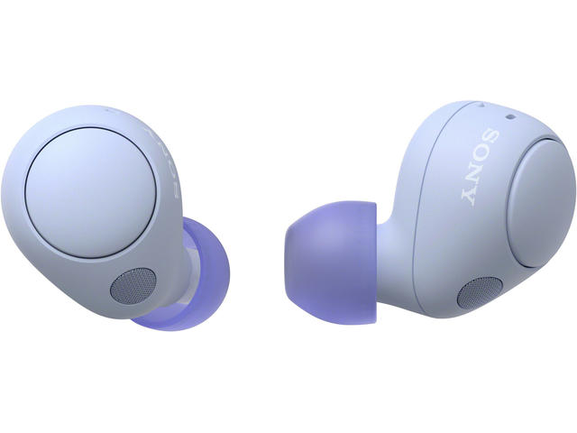 Слушалки Sony WF-C700N, в цвят лавандула
