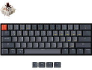 Клавиатури Keychron K12 60% Gateron Brown Switch White LED ABS