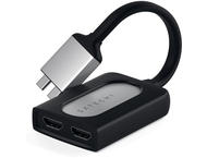 Кабели и Адаптери Satechi Type-C Dual HDMI Adapter - Silver
