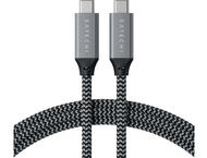 Кабели и Адаптери Satechi USB4 C-To-C Braided Cable 40 Gbps 80cm - Grey