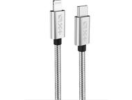 Кабели и Адаптери Next One USB-C to Lightning Metallic Cable 1.2m Silver