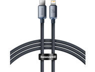 Кабели и Адаптери Baseus Crystal Shine Type-C към Type-C 20W черен 1.2 м