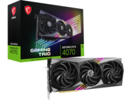 Видео карти MSI GeForce RTX 4070 GAMING TRIO 12G