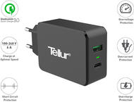 Зарядни устройства Tellur Dual USB стенно зарядно TLL151071