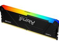 Оперативна памет 8GB DDR4 3600MT/s Kingston FURY BEAST RGB Black