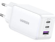 Зарядни устройства Ugreen Charger Wall 65W GaN CD244, White
