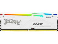 Оперативна памет 64GB (2x32GB) DDR5 6000 MT/s Kingston FURY Beast White RGB