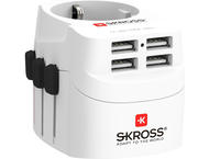 Зарядни устройства SKROSS PRO MUV 4 x USB-A, 1.302961, World, бял