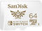 Карти памет SanDisk microSDXC card за Nintendo Switch 64GB