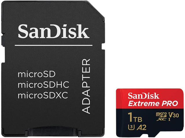 Карти памет 1TB microSDHC SanDisk Extreme Pro UHS-I V30 Adapter