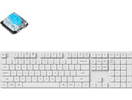 Клавиатури Keychron K5 Pro White QMK/VIA Full-Size Low-Profile Gateron Blue Switches