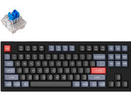 Клавиатури Keychron V3 QMK TKL, Carbon Black, Keychron K Pro Blue Switch