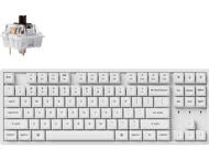 Клавиатури Keychron K8 Pro White QMK/VIA TKL K Pro(Hot Swappable) Brown Switch RGB Backlight Alluminium Frame