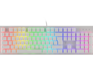 Клавиатури Genesis Thor 303 White US Layout Brown Switch, с нарушена опаковка и лека драскотина по корпуса
