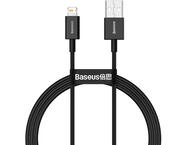Кабели и Адаптери Baseus Superior USB към Lightning 1 метра - черен
