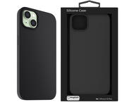 Калъфи Next One Silicone Case for iPhone 15 Plus MagSafe compatible - Black
