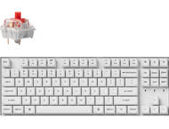 Клавиатури Keychron K8 Pro White QMK/VIA TKL K Pro(Hot Swappable) Red Switch RGB Backlight Plastic Frame