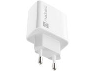 Зарядни устройства Natec Ribera USB-C 18W, White