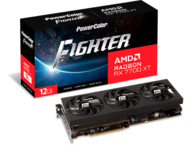 Видео карти PowerColor Fighter AMD Radeon RX 7700 XT 12GB