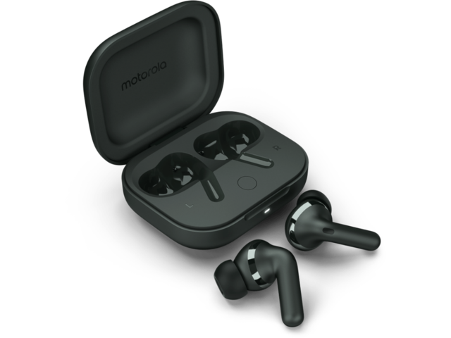 Слушалки Motorola Moto Buds+, Forest Grey