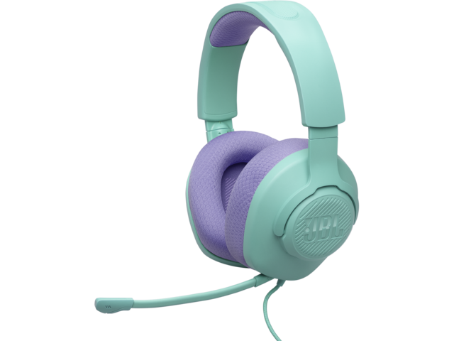 Слушалки JBL Quantum 100M2, Cyan