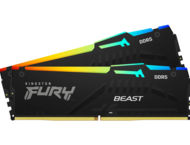 Оперативна памет 32GB (2x16GB) DDR5 6000 MT/s CL36 Kingston FURY Beast RGB EXPO