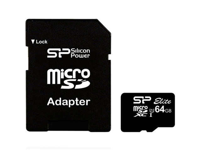 Карти памет 64GB Silicon Power Elite /class 10 mSD Card UHS-1 (U1) R/W