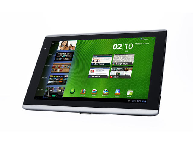 Таблети Acer Iconia Tab A500 32GB, сребрист цвят