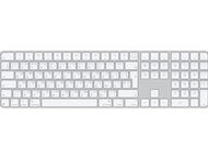 Клавиатури Apple Magic Keyboard with Touch ID and Numeric Keypad for Mac models with Apple silicon (USB–C) - Ukrainian - White Keys