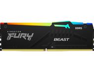 Оперативна памет 16GB DDR5 6000 MT/s Kingston FURY Beast RGB XMP Black