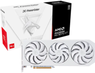 Видео карти PowerColor Hellhound Spectral White AMD Radeon RX 9070 XT 16GB