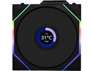 Вентилатори Lian Li UNI FAN TL Wireless LCD 120 Reverse Blade Black