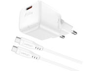 Зарядни устройства Acefast  Fast Charge Wall Charger A73 mini PD20W GaN (1xUSB-C) EU, с кабел