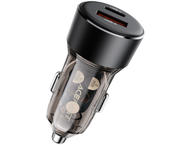 Зарядни устройства Acefast Fast Charge Car Charger B12 60W (1xUSB-C + 1xUSB-A)