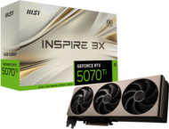 Видео карти MSI GeForce RTX 5070 Ti 16G INSPIRE 3X OC