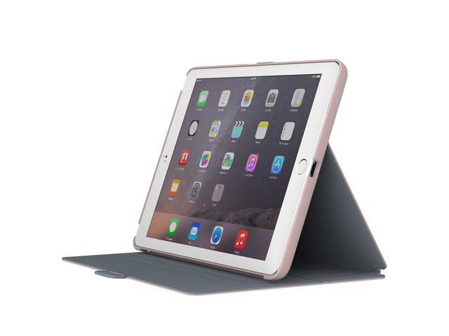 Калъфи за таблети Speck iPad Air 2 StyleFolio, FreshFloral Pink/Nickel Grey
