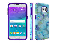 Калъфи Speck CandyShell Inked за Galaxy S6, Aqua Floral Blue/UltraViolet Purple 