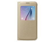 Калъфи Samsung S View Cover Fabric за Samsung Galaxy S6, златист