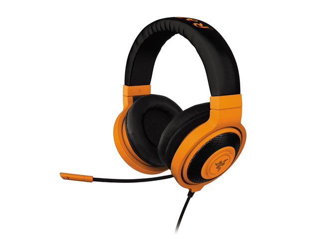 Слушалки Razer Kraken Pro Neon, черно-оранжеви