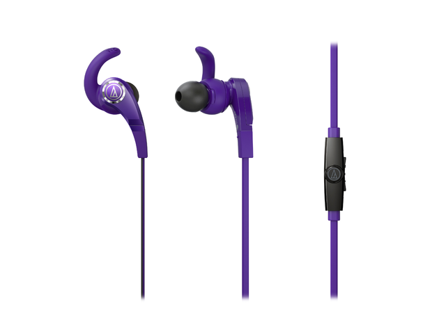 Слушалки Audio-Technica ATH-CKX7iSPL SonicFuel, в лилаво